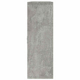 Wall Display Shelf 8 Compartments Concrete Grey 342590