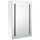 LED Bathroom Mirror Cabinet Shining White 50x13x70 cm 326501
