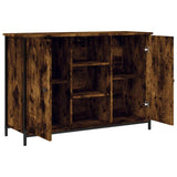 Sideboard Smoked Oak 100x35x70 cm Engineered Wood 835516