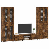 TV Cabinet Set FLORIN 3 pcs Smoked Oak Engineered Wood 3398009