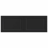 Wall-Mounted Headboard UTRECHT Black Engineered Wood 897836