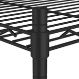 3-Tier Storage Rack 60x35x76 cm Black 150 kg 324620