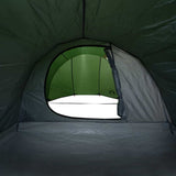 Camping Tent Tunnel 4-Person Green Waterproof 94394