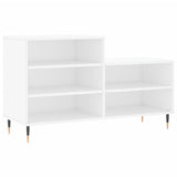 Shoe Cabinet White 102x36x60 cm Engineered Wood 831380