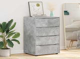 Storage Cabinets 60 x 48 x 105 cm Engineered Wood Concrete Grey 3406238