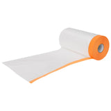 Dust Sheet with Adhesive Tape 12 pcs Transparent 140 x 3300 cm 42033226