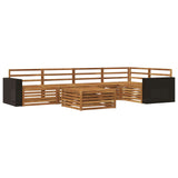 Outdoor Sofa Set 6 pcs Natural 79 x 79 x 37 cm 3383392