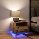 Bedside Cabinet 2 pcs Old Wood 40 x 39 x 37 cm Engineered Wood 863067