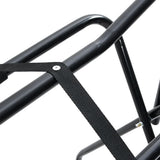 Saddle Rack Foldable Freestanding Black Iron 172442