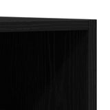 Record Cabinet Black Oak 84.5 x 38 x 89 cm Engineered Wood 862871