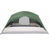 Camping Tent with Porch 4-Person Green Waterproof 94415