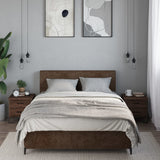 Bedside Cabinets 2 pcs Brown Oak 40x41x40 cm Engineered Wood 848513