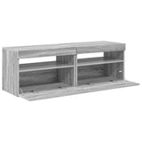TV Cabinets 2 pcs with LED Lights Grey Sonoma 60x35x40 cm 815681