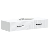 Wall-Mounted Side Table Wall-mounted White 87.5 x 34.5 x 17 cm 898665