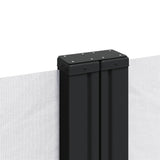 Retractable Side Awning White 220x1000 cm 4004781