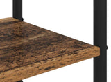 Coat Stand with Shoes Bench Old Wood 120.5 x 34 x 190 cm 8012042