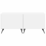 TV Cabinet White Engineered Wood 897555