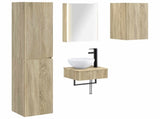 Bathroom Furniture Set 5 pcs Sonoma Oak 3407257