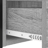 Bedside Cabinet with Drawer 2 pcs Grey Sonoma 40 x 31 x 60 cm 859467