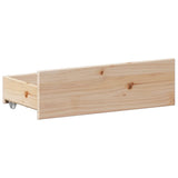Bookcase Bed without Mattress 140x190 cm Solid Wood Pine 3308933