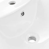 143003 Freestanding Basin with Pedestal Ceramic White 580x470x200 mm