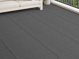 Decking Tile 6 pcs Grey 60 x 30 cm WPC 42046685