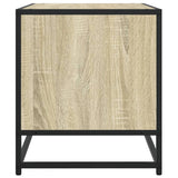 TV Cabinet Sonoma Oak 120.5x40x46 cm Engineered Wood and Metal 848890