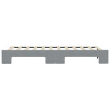 Daybed with Trundle without Mattress Light Grey 90x190 cm Single 3197705