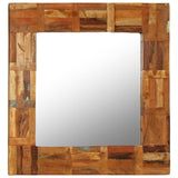 Wall Mirror Solid Reclaimed Wood 60x60 cm 246417