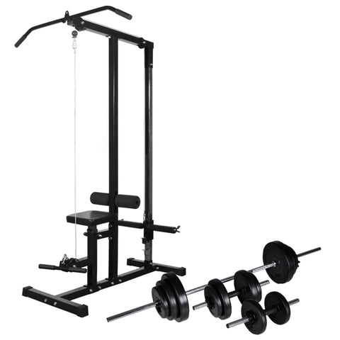 Power Tower with Barbell and Dumbbell Set 30.5 kg 275355