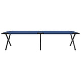 Folding Camping Bed Folding Manual Blue Oxford fabric 42003192