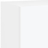 5 Piece TV Wall Units with LED White Engineered Wood 3216743