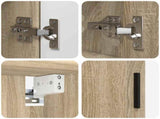 Bathroom Furniture Set 4 pcs Sonoma Oak 3393085