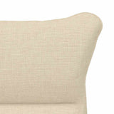 Armchair Cream 69 x 74 x 93 cm Fabric 42001872