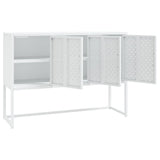 Sideboard White 105x35x75 cm Steel 335869