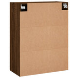 Wall Mounted Cabinet Brown Oak 69.5x34x90 cm 828443