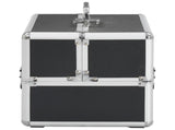 Make-up Case 22x30x21 cm Black Aluminium 91829