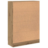 Book Cabinet Artisan Oak 82.5x30.5x115 cm Engineered Wood 856149