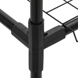3-Tier Plant Stand Black 400 x 32 x 104 cm Steel 42021343