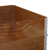 Garden Planter Brown 120x80 cm Solid Wood Pine 3295386