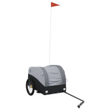 Bike Trailer Black and Grey 30 kg Iron 94119
