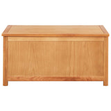 Storage Box Solid Oak Wood 42000874