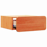 Bedside Table 2 pcs Wax Brown 39 x 34 x 16.5 cm Solid pine wood 873504