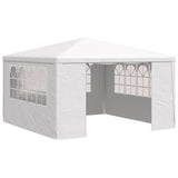 Professional Party Tent with Side Walls 4x4 m White 90 g/m 48525
