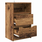 Bedside Table Old Wood 40 x 30 x 467 cm Engineered Wood 888923