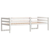 Kids' Bed Frame without Mattress White 90x190 cm Single Solid Wood Pine 846868