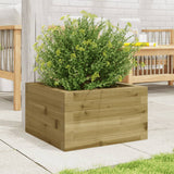 Garden Planter 40x40x23 cm Impregnated Wood Pine 847182