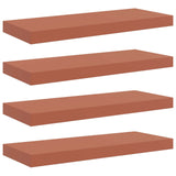 Wall Shelf 4 pcs Red 60 x 23 x 4 cm Engineered Wood 42019928