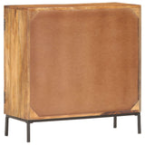 ZNTS Sideboard 75x30x75 cm Solid Mango Wood 286558