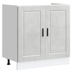 Sink Base Cabinet with Door Porto 2 pcs Grey 80 x 46 x 84.5 cm 3315025